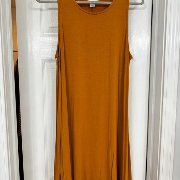Old Navy Dresses & Skirts - Old Navy Mustard Yellow/Orange Sleeveless Crew Neck Sundress